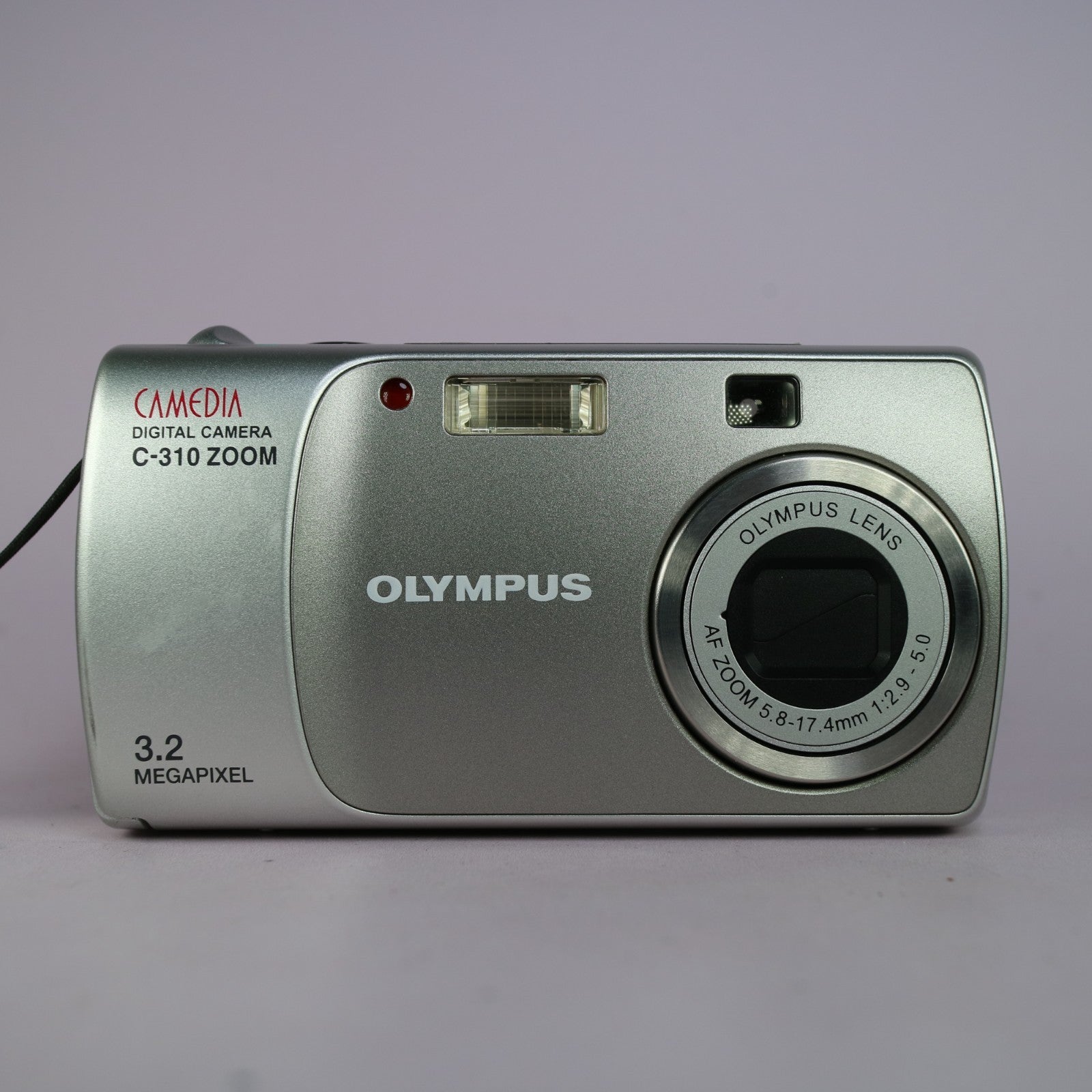 Olympus Digital Camera Camedia C-310 Zoom 3.2MP Silver Tested