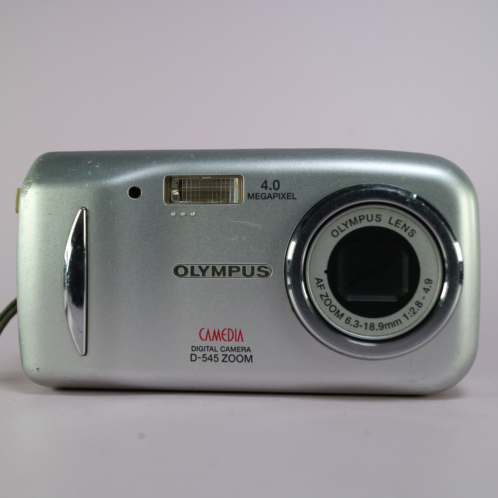 Olympus Digital Camera Camedia D-545 Zoom 4.0MP Silver Tested