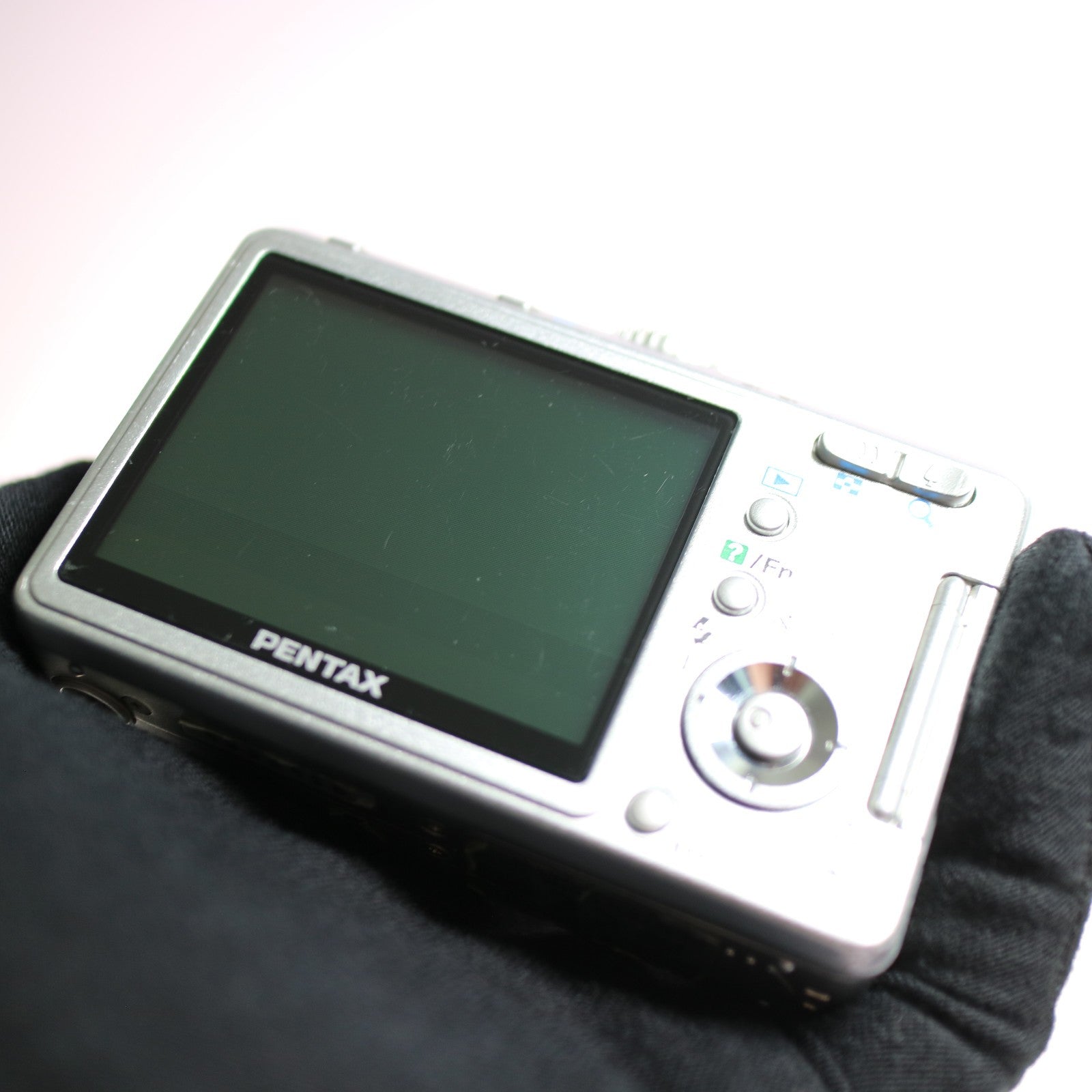 Pentax Optio S55 5.0MP Compact Digital Camera Silver Tested