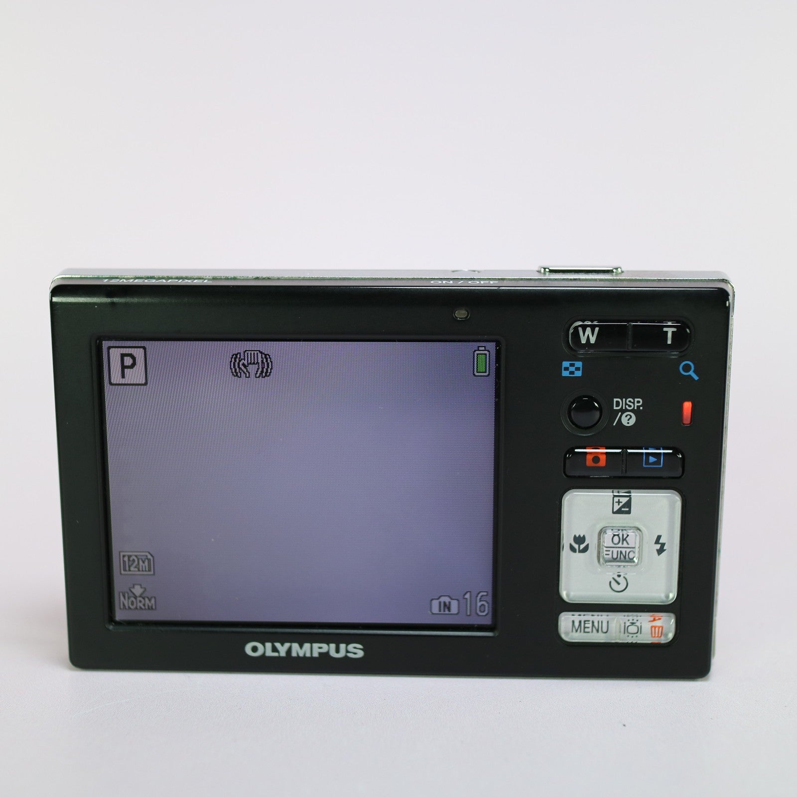 Olympus Digital Camera X-915 12.0MP Black Tested Full Set