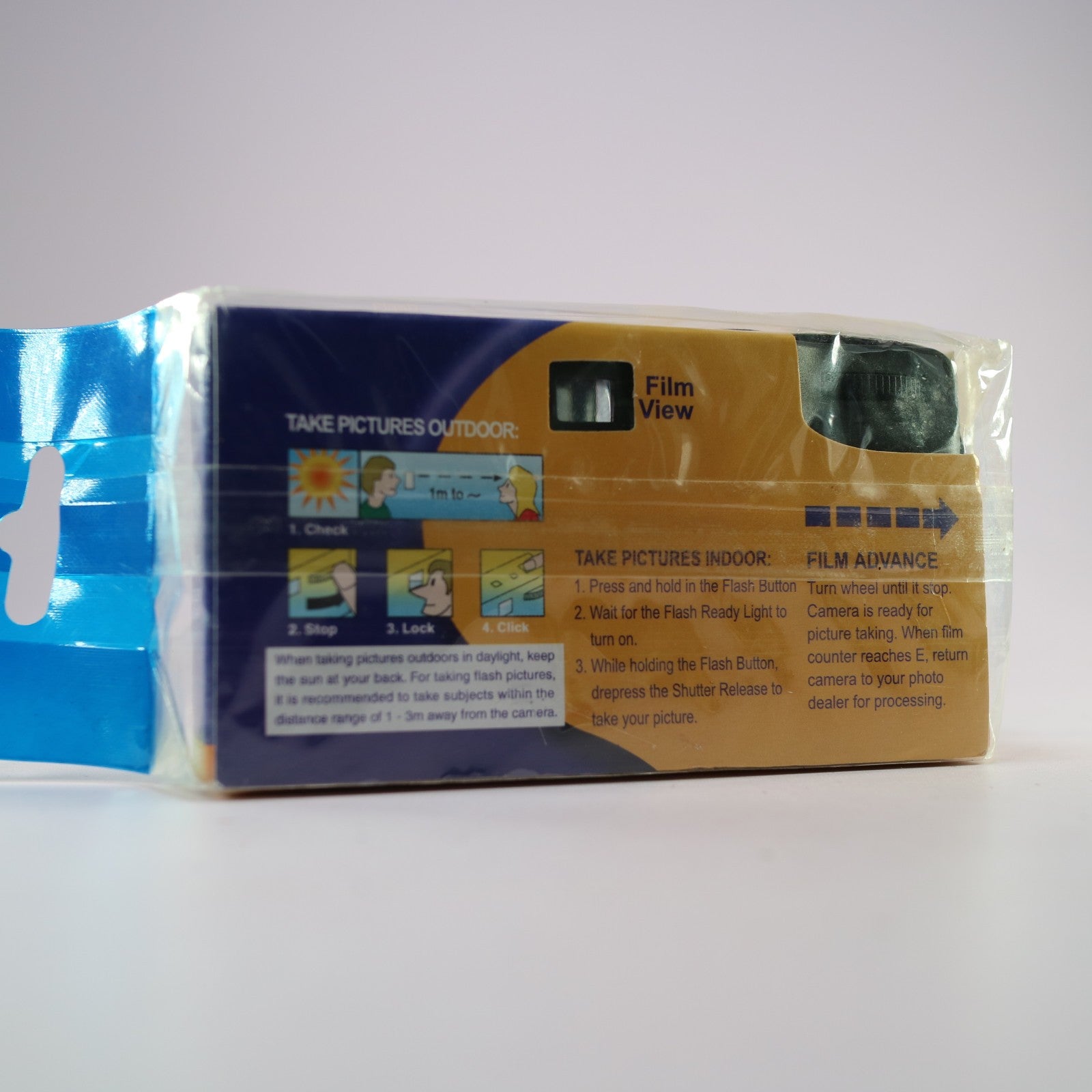 Single Use Disposable 35mm Film Point and Shoot Expired Camera Yellow Sealed