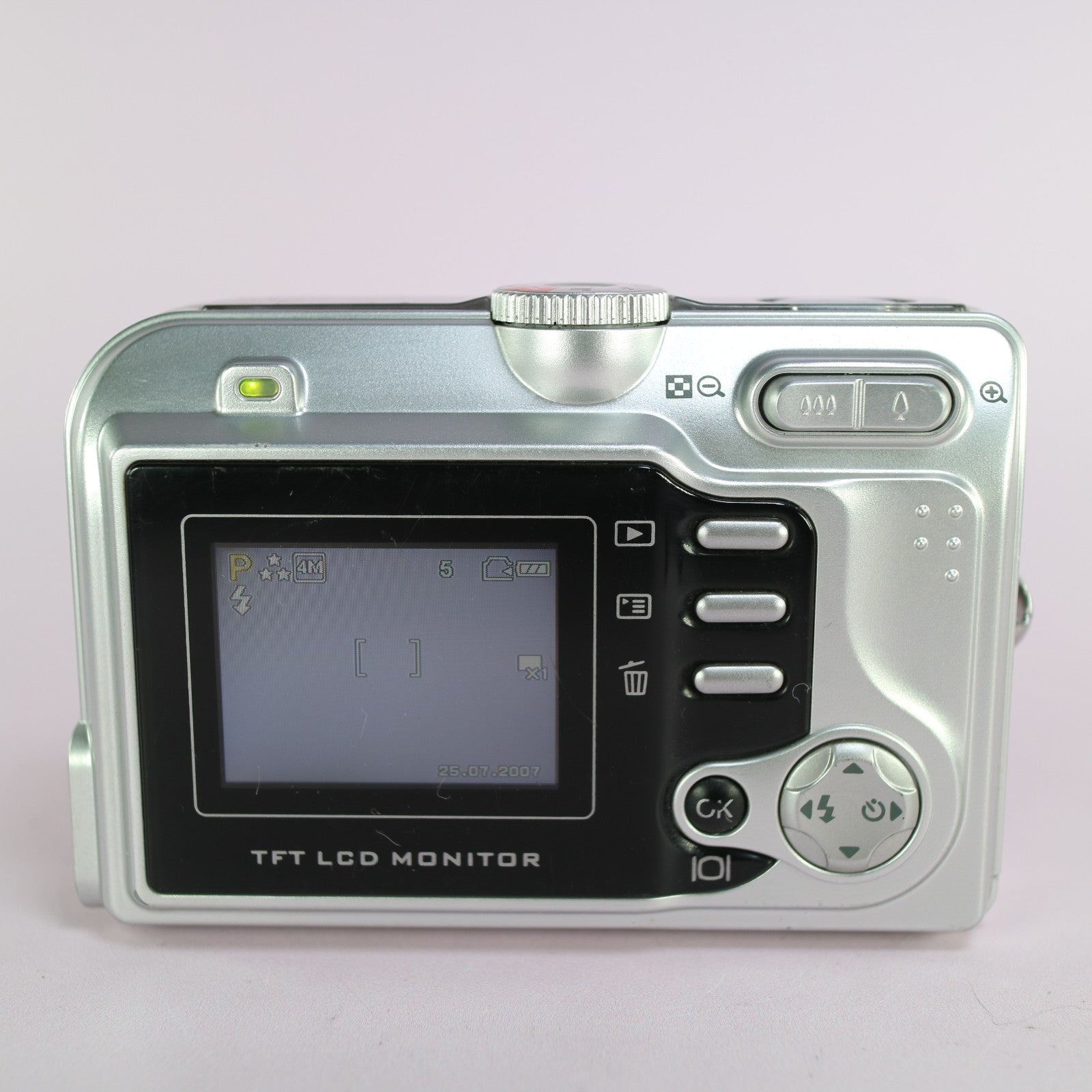 Vivitar Vivicam 4345 4.0MP Compact Digital Camera Silver Tested