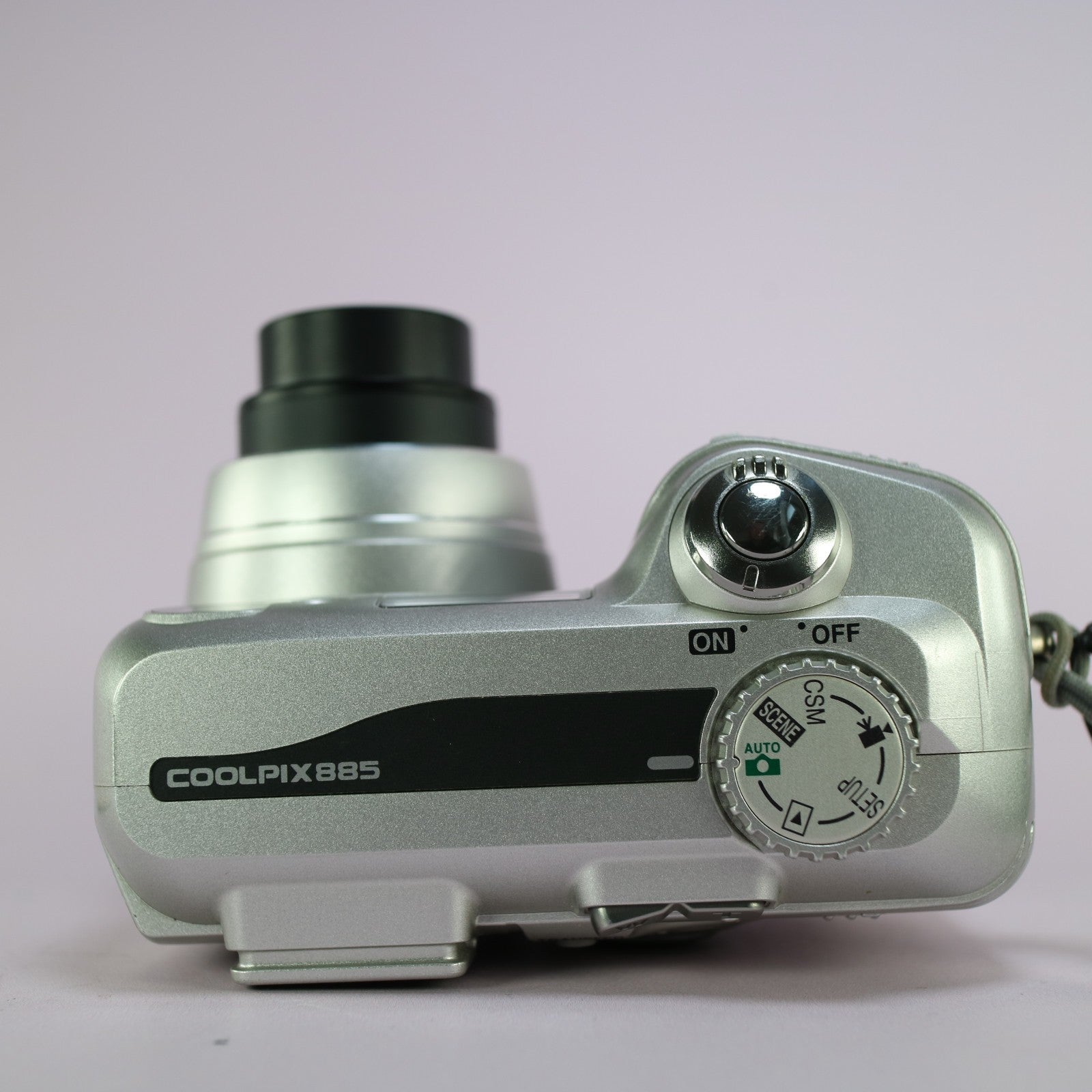 Nikon Digital Camera Coolpix 885 3.2MP Silver Tested