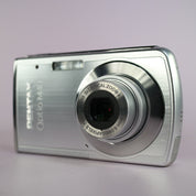 Pentax Optio M40 8.0MP Compact Digital Camera Silver Tested Full Working Set