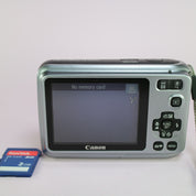 Canon Digital Camera PowerShot A490 10.0MP Silver Tested