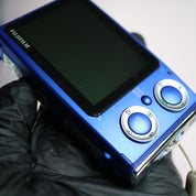 Fujifilm Digital Camera FinePix Z10fd 7.2MP Blue Tested Full Working Set