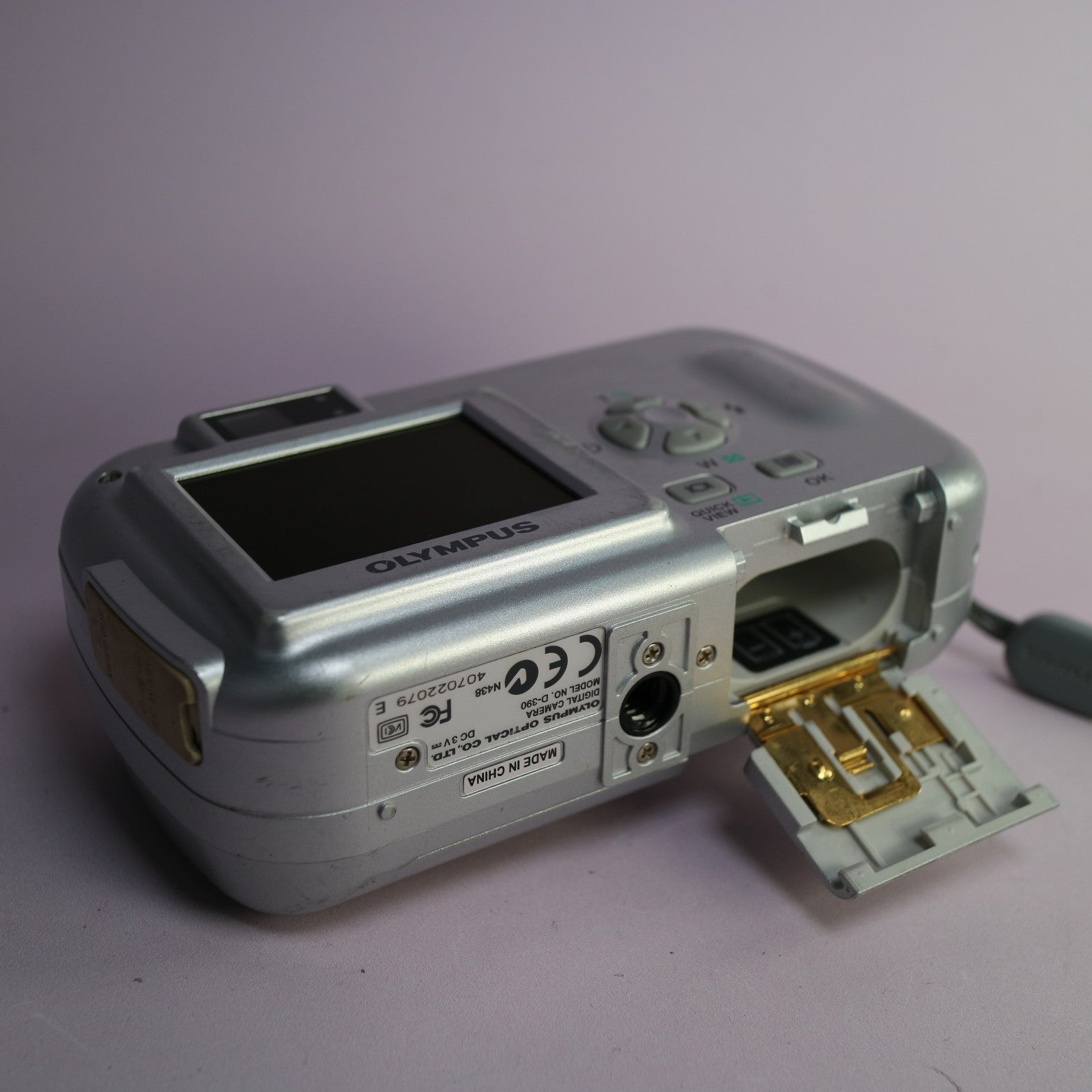 Olympus Digital Camera Camedia D-390 2.0MP Silver Tested