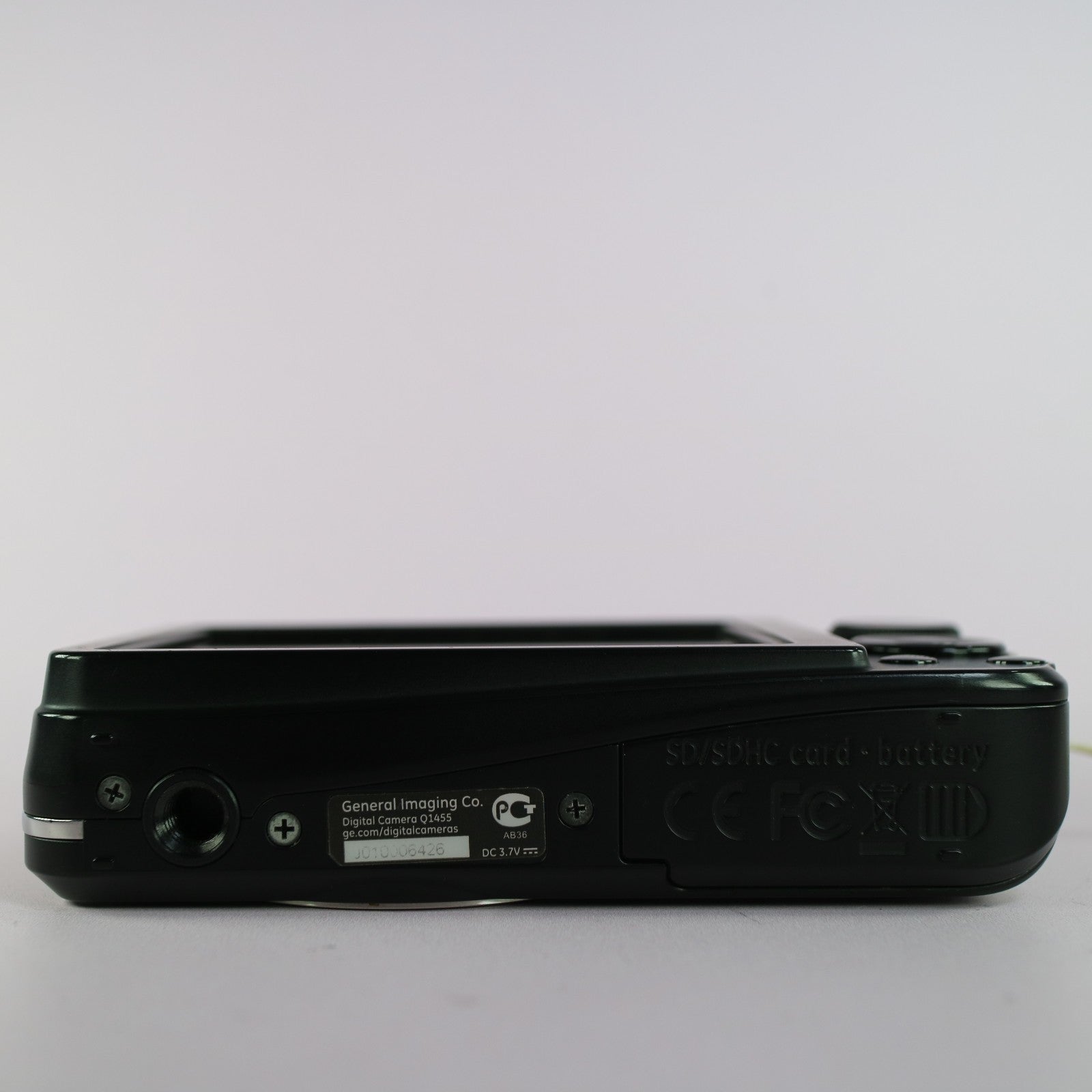 General Electric Digital Camera GE Q1455 14.1MP Black Tested Full Working Set