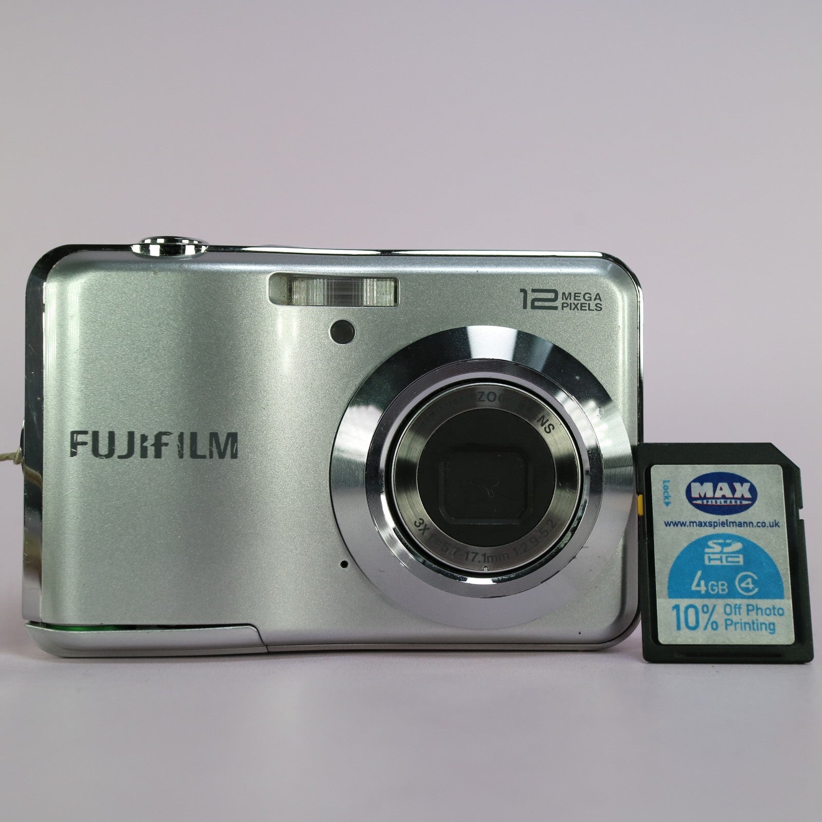 Fujiflm Digital Camera FinePix AV110 12.0MP Silver Tested
