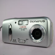 Olympus Camedia C-170 4.0MP Compact Digital Camera Silver Tested
