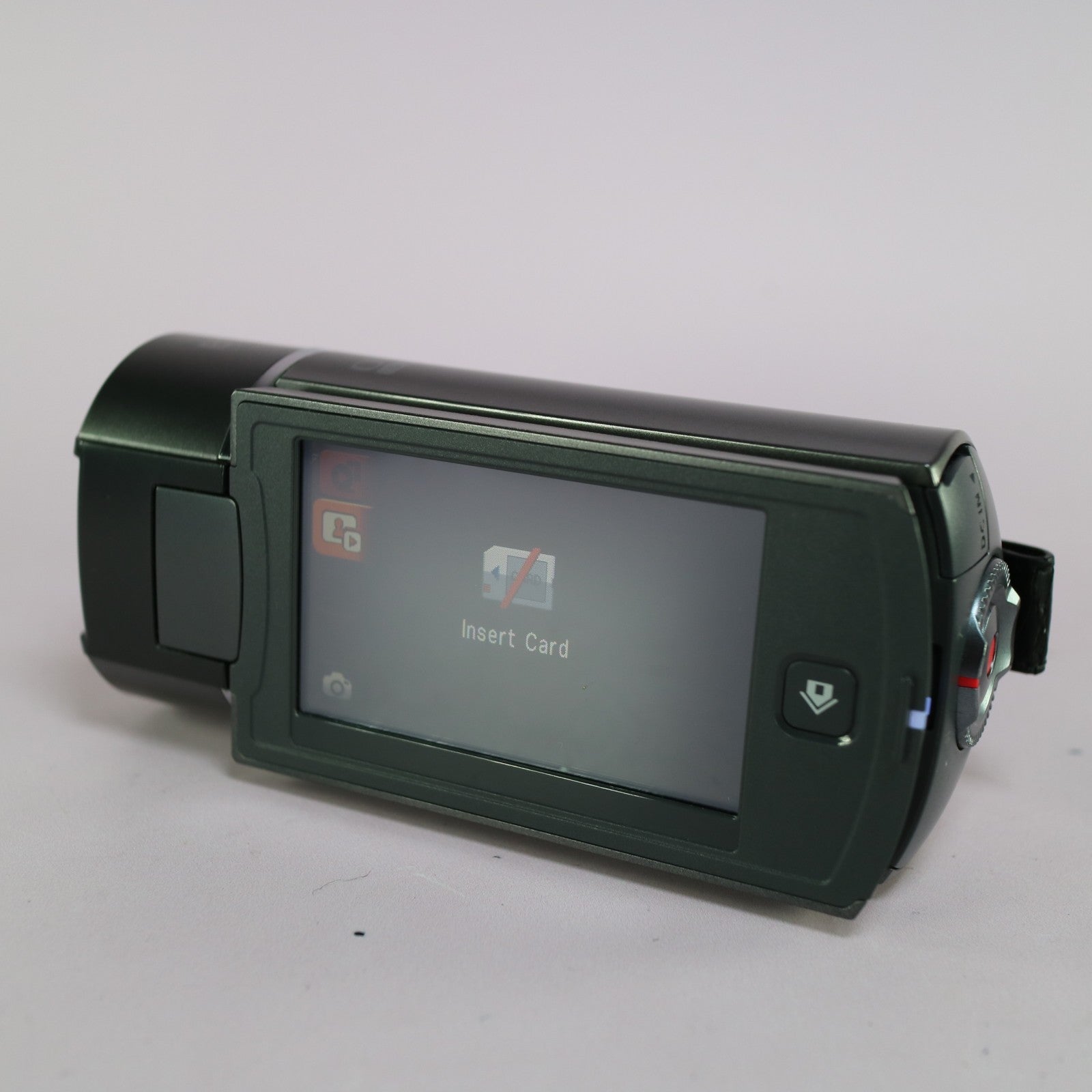 Samsung HMX-Q10TP Handheld High Definition Camcorder Silver Tested Full Set