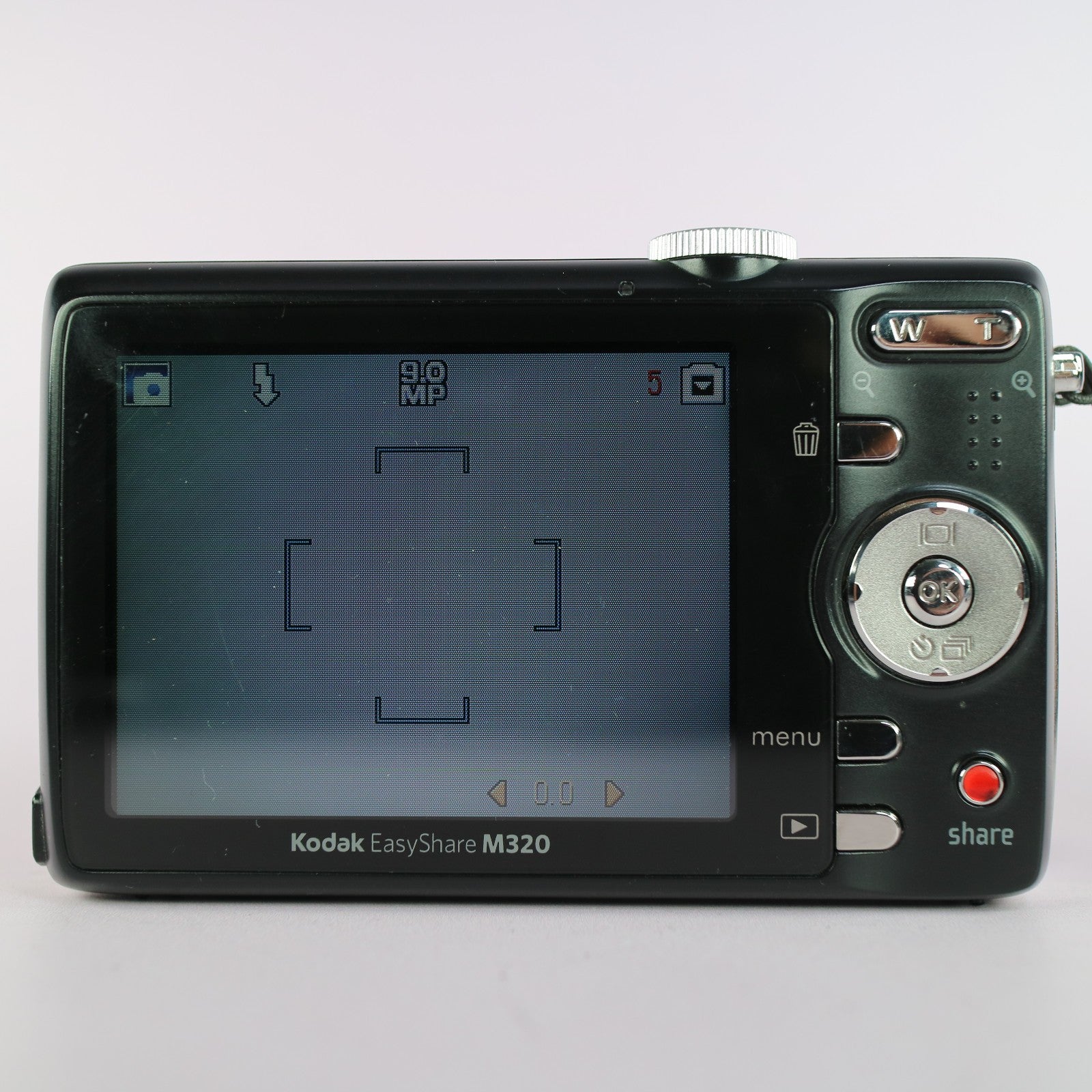 Kodak Digital Camera EasyShare M320 9.2MP Black Tested Full Working Set