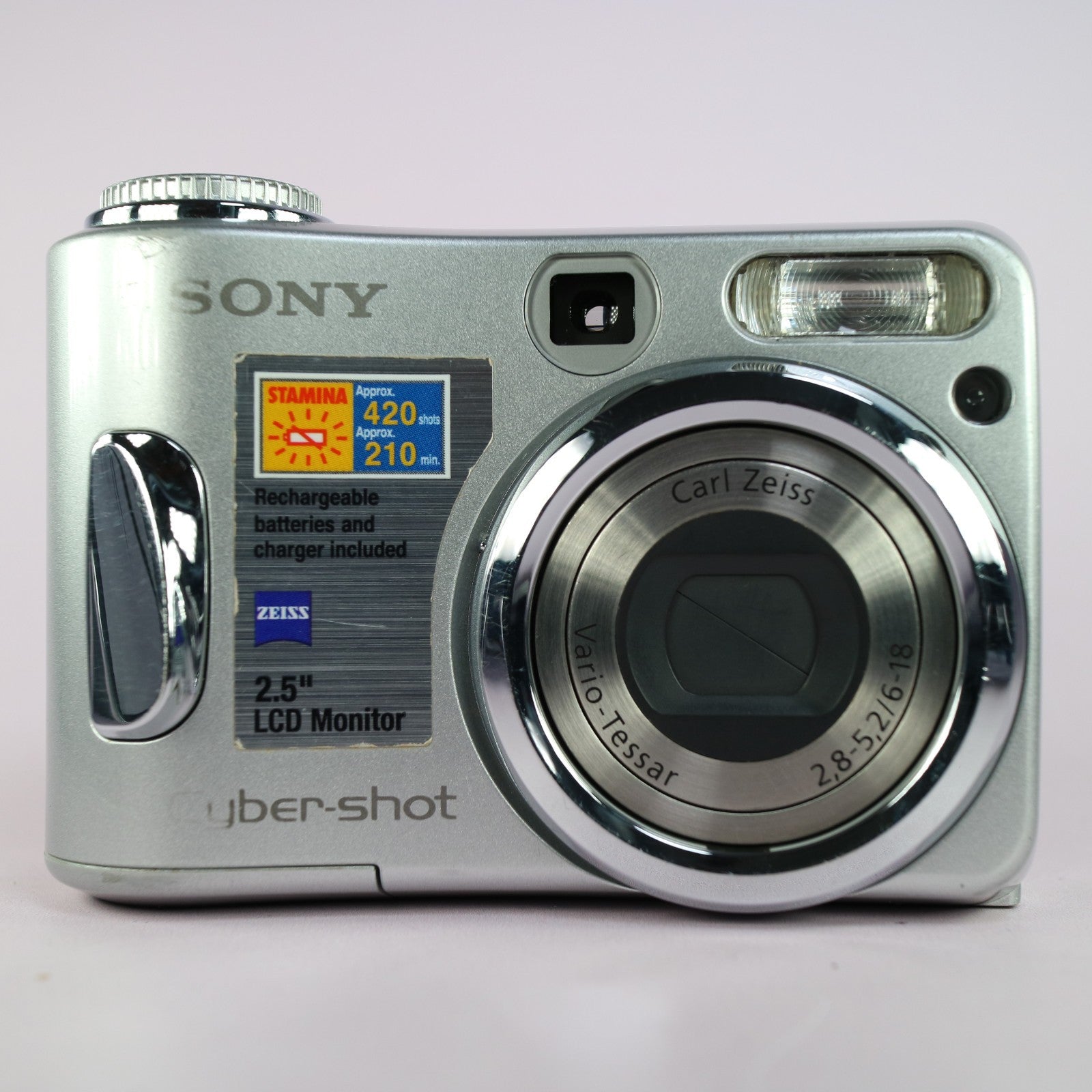 Sony Digital Camera Cybershot DSC-S90 4.1MP Silver Tested