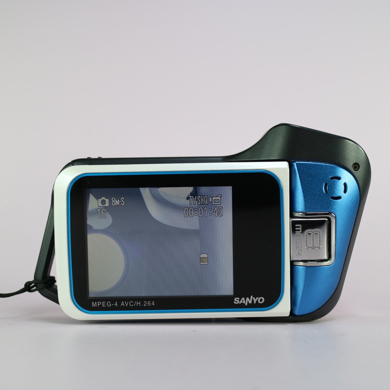 Sanyo Xacti VPC-CA8 8.0MP Underwater Digital Video Recorder Blue Tested Full Set