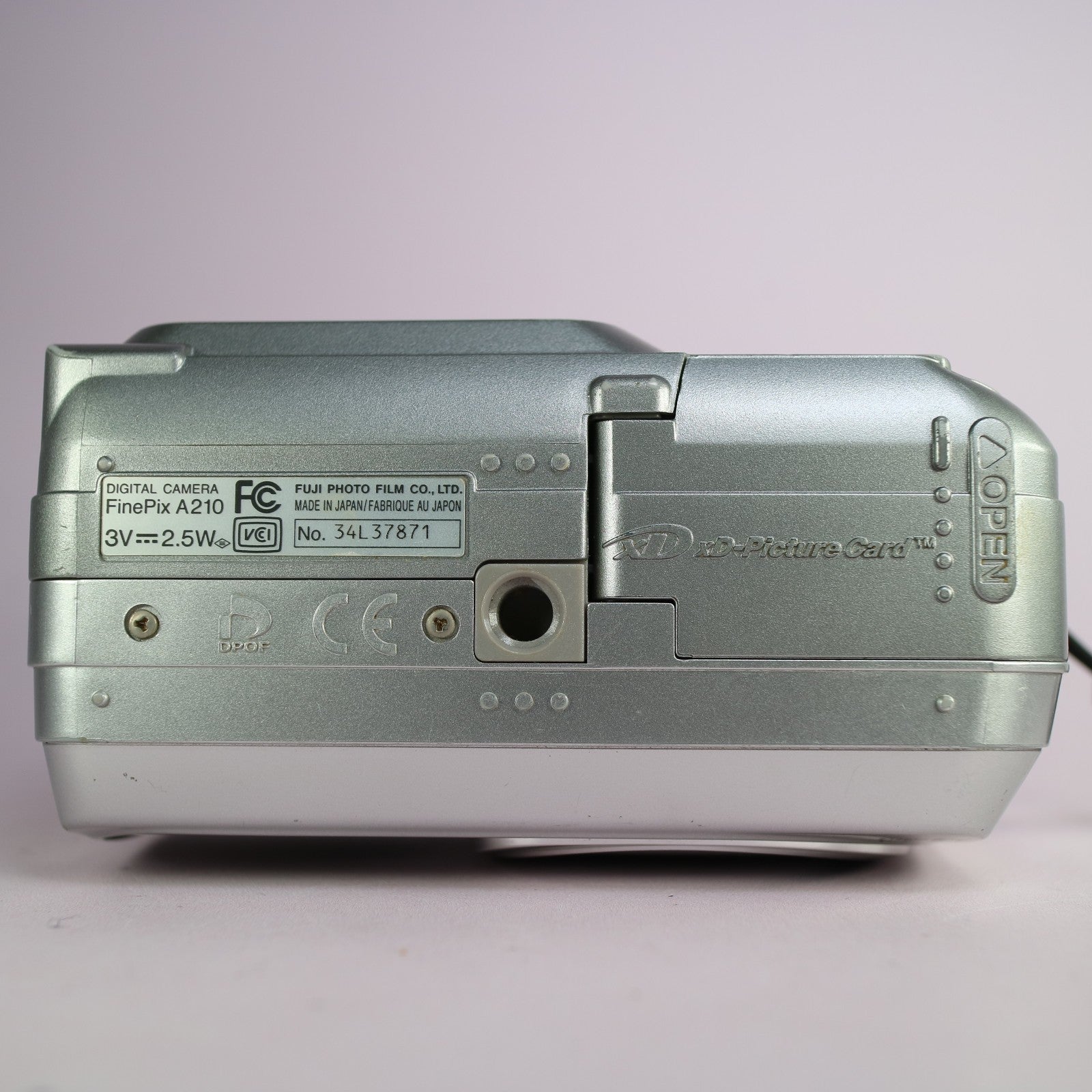 Fujifilm Digital Camera FinePix A210 3.2MP Silver Tested With xD Card