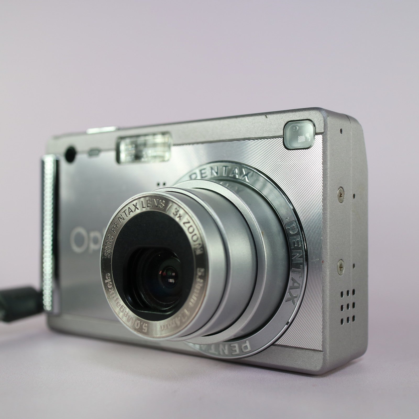 Pentax Digital Camera Optio S5i 5.0MP Silver Tested Full Working Set
