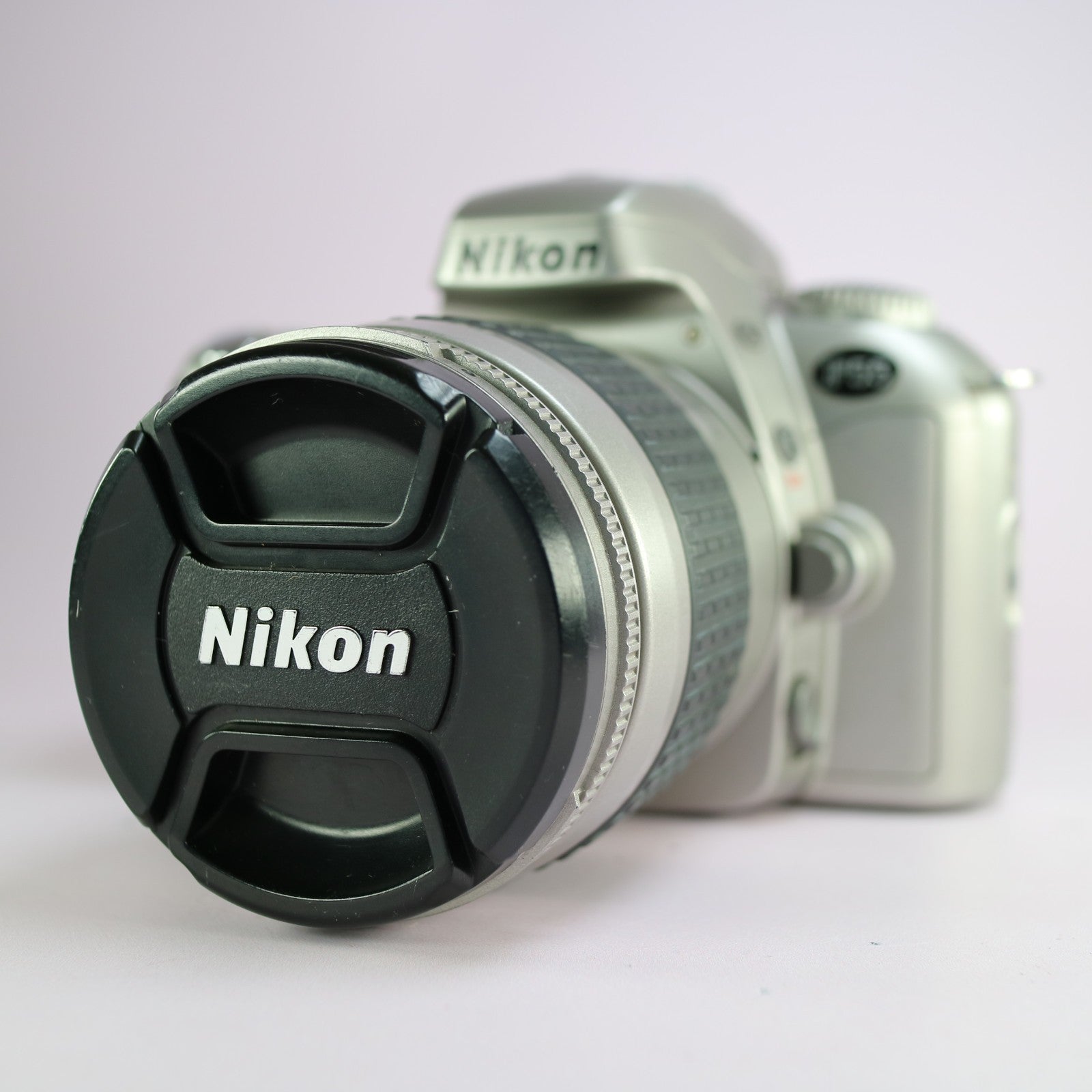Nikon F55 Kit 35mm Film SLR Camera w/ AF-Nikkor 28-80mm f/3.3-5.6 Silver Tested