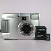 Pentax Optio 30 3.2MP Compact Digital Camera Silver Tested
