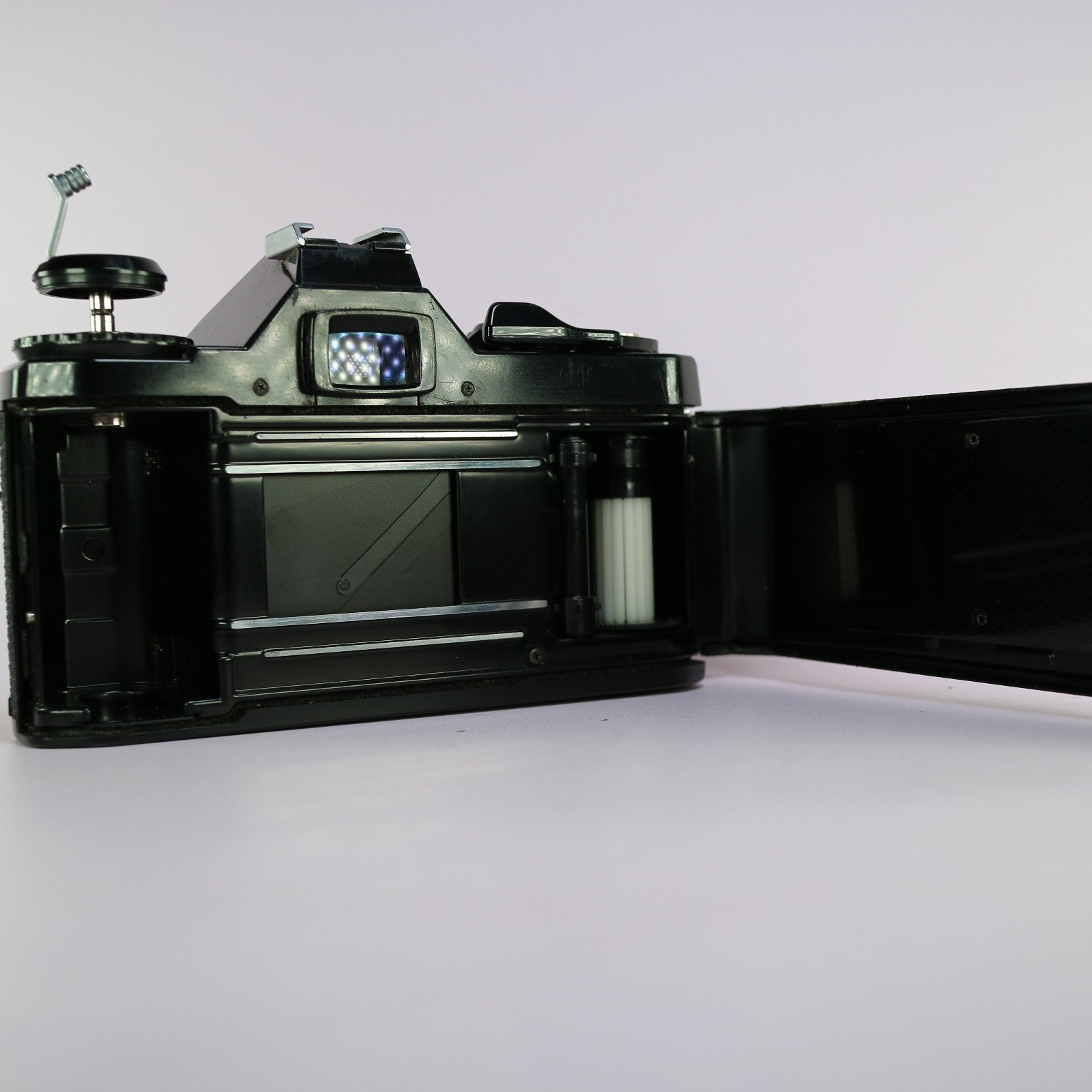Pentax MV-1 35mm Film SLR Camera Black Body Only Tested