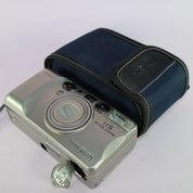 Minolta Riva Zoom 115 35mm Film Point and Shoot Camera Silver Tested