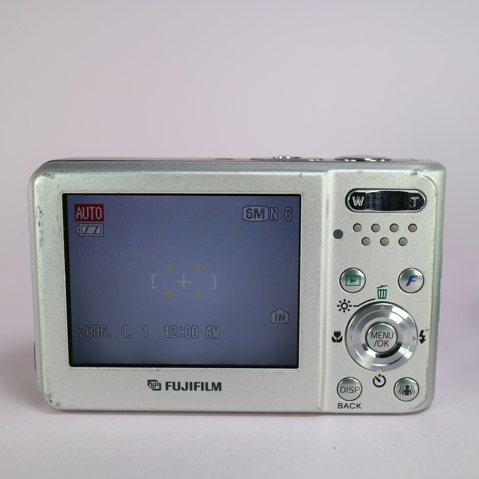 Fujifilm Digital Camera FinePix F20 LE 6.3MP Silver Tested Full Working Set