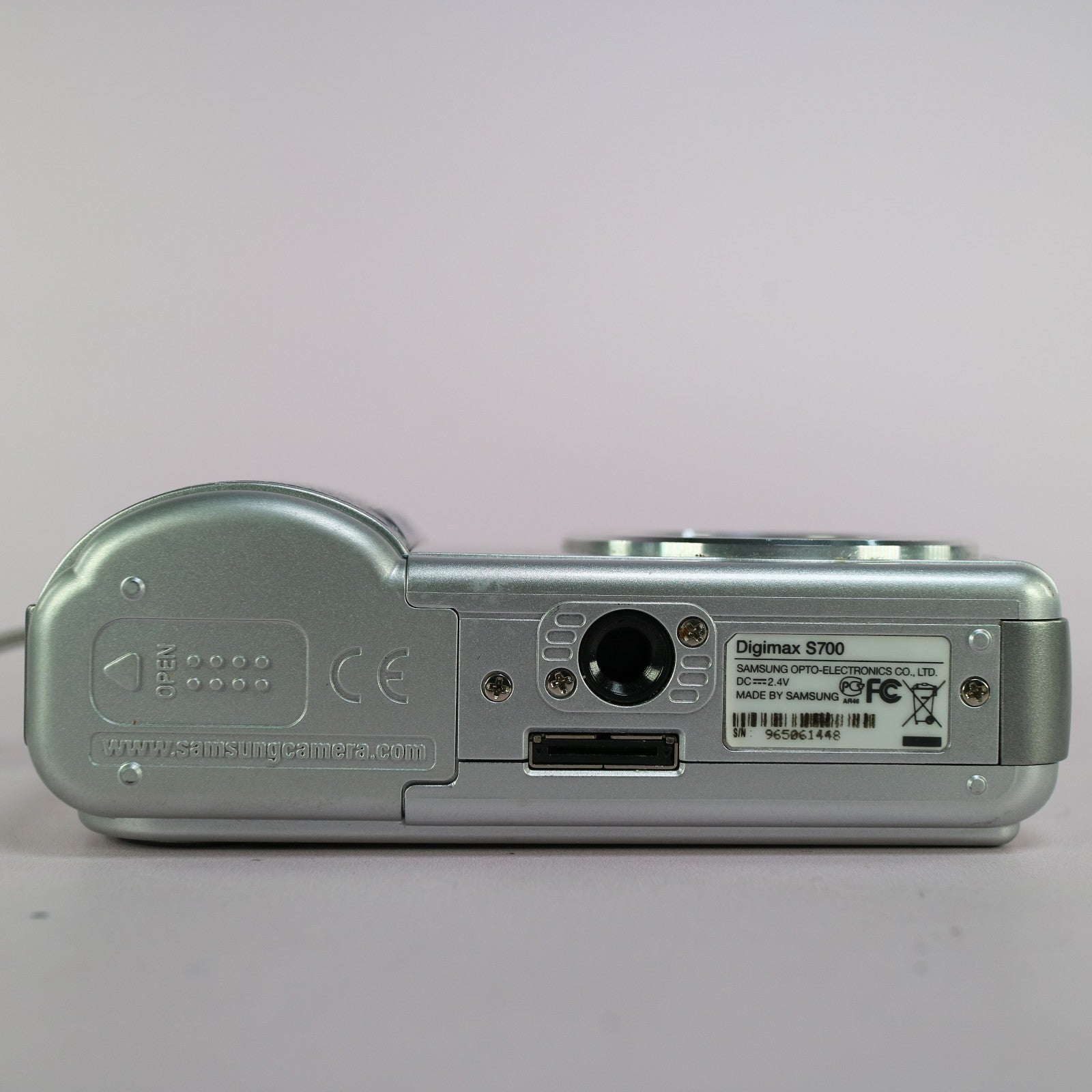 Samsung Digimax S700 7.2MP Compact Digital Camera Silver Tested