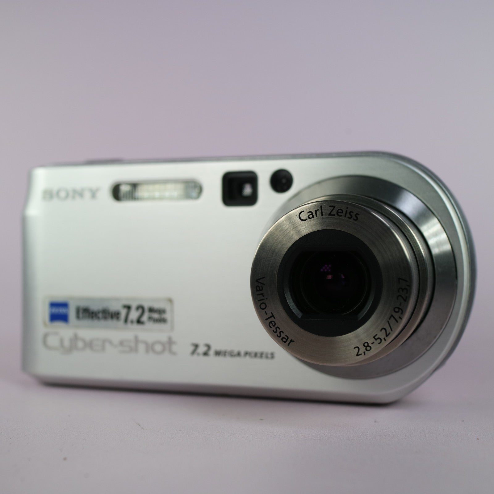 Sony Digital Camera Cybershot DSC-P200 7.2MP Silver Tested Full Set