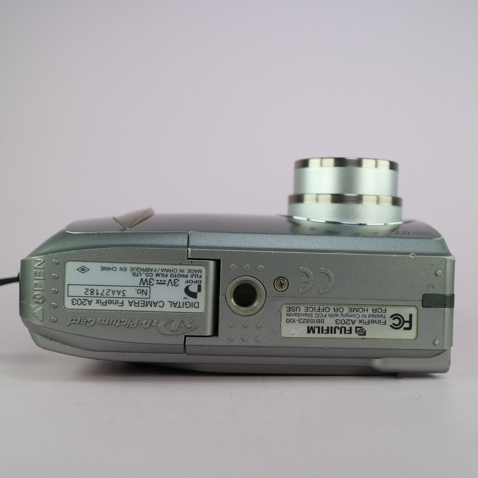 Fujifilm FinePix A203 2.0MP Compact Digital Camera Silver Tested