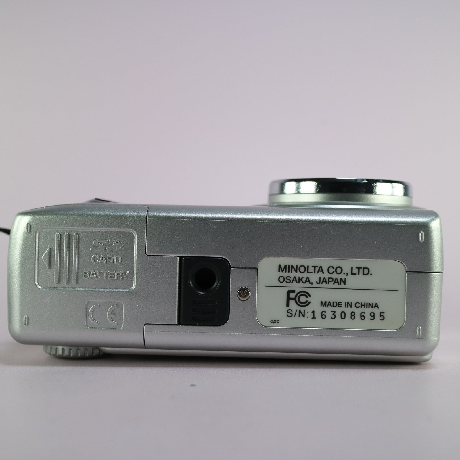 Minolta Dimage E223 2.0MP Compact Digital Camera Silver Tested