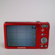 Olympus Digital Camera VG-120 14.0MP Red Tested Full Working Set