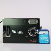 Vivitar Digital Camera Vivicam 3188 3.1MP Black Tested