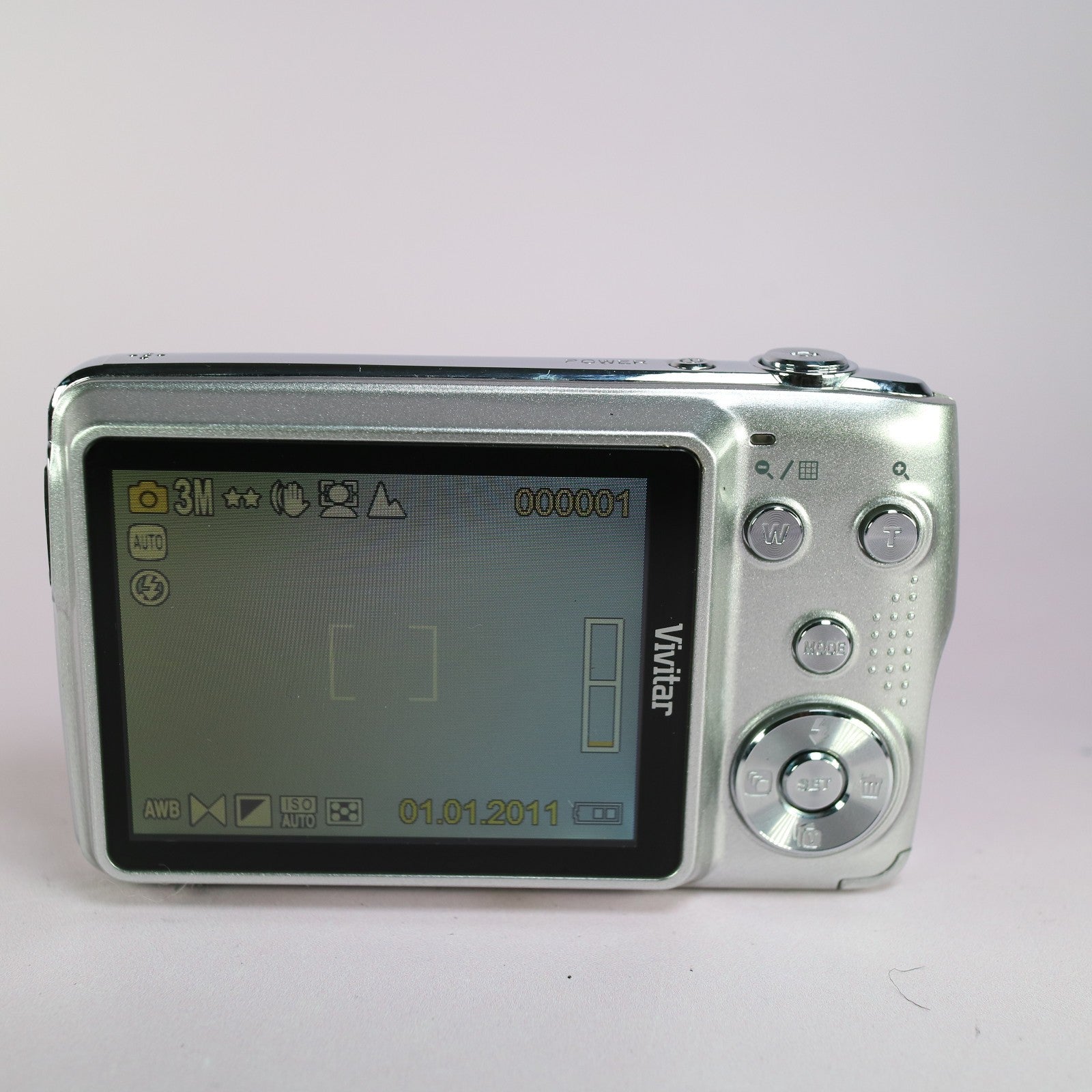 Vivitar Digital Camera Vivicam S529 16.1MP Touch Screen Silver Tested