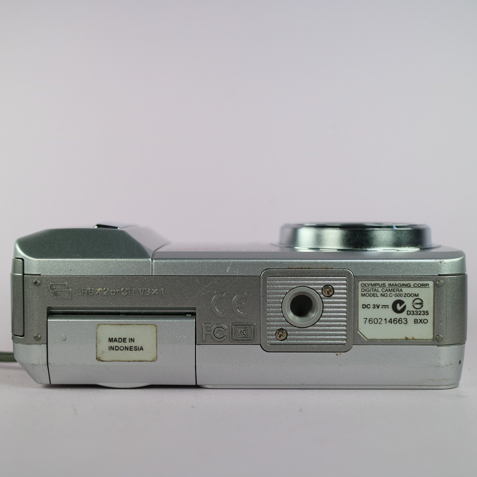 Olympus Digital Camera Camedia C-500 Zoom 5.0MP Silver Tested