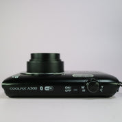 Nikon Digital Camera Coolpix A300 WiFi 20.1MP Black Tested Full Working Set