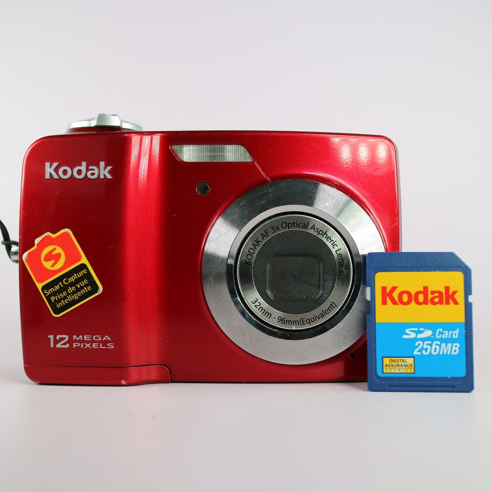 Kodak Digital Camera EasyShare C182 12.0MP Red Tested
