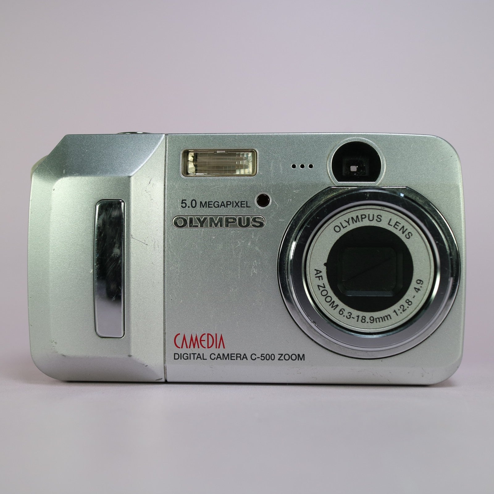 Olympus Digital Camera Camedia C-500 Zoom 5.0MP Silver Tested