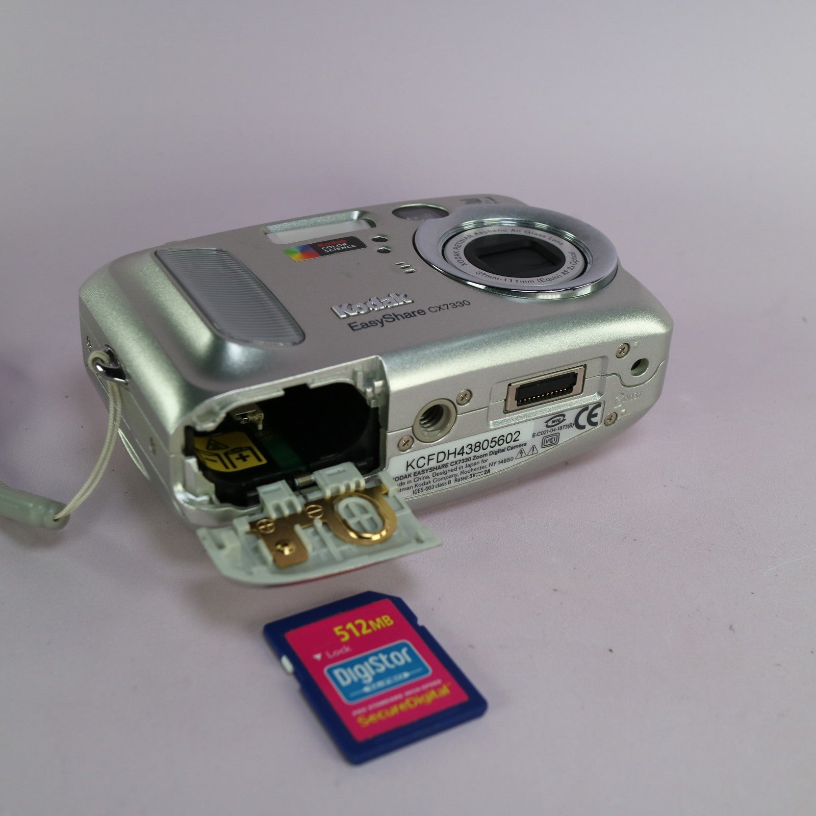 Kodak Digital Camera EasyShare CX7330 3.1MP Silver Tested