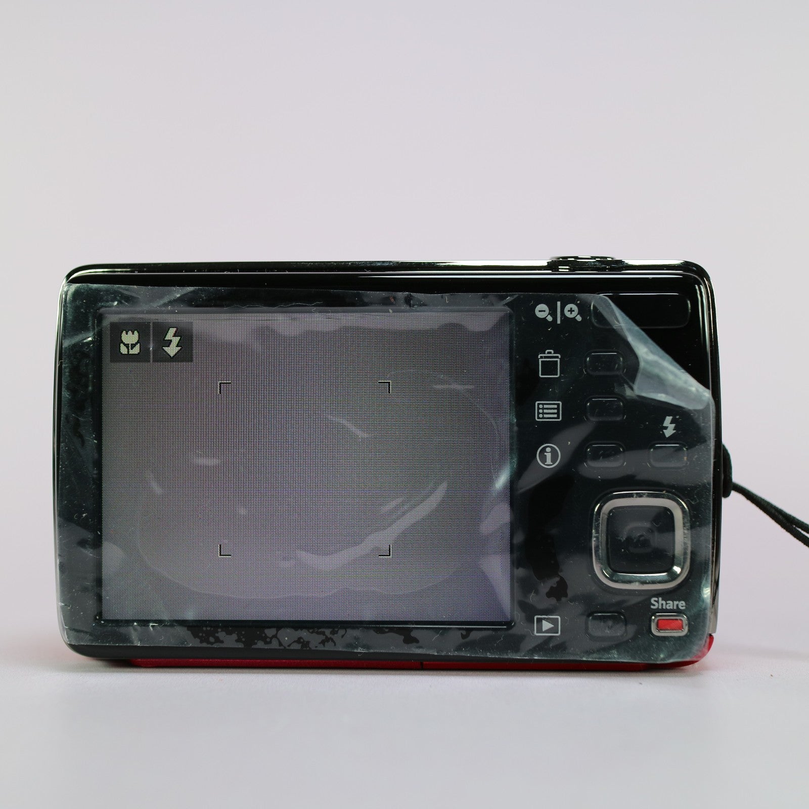Kodak Digital Camera EasyShare Mini M200 10.0MP Red Tested Full Working Set