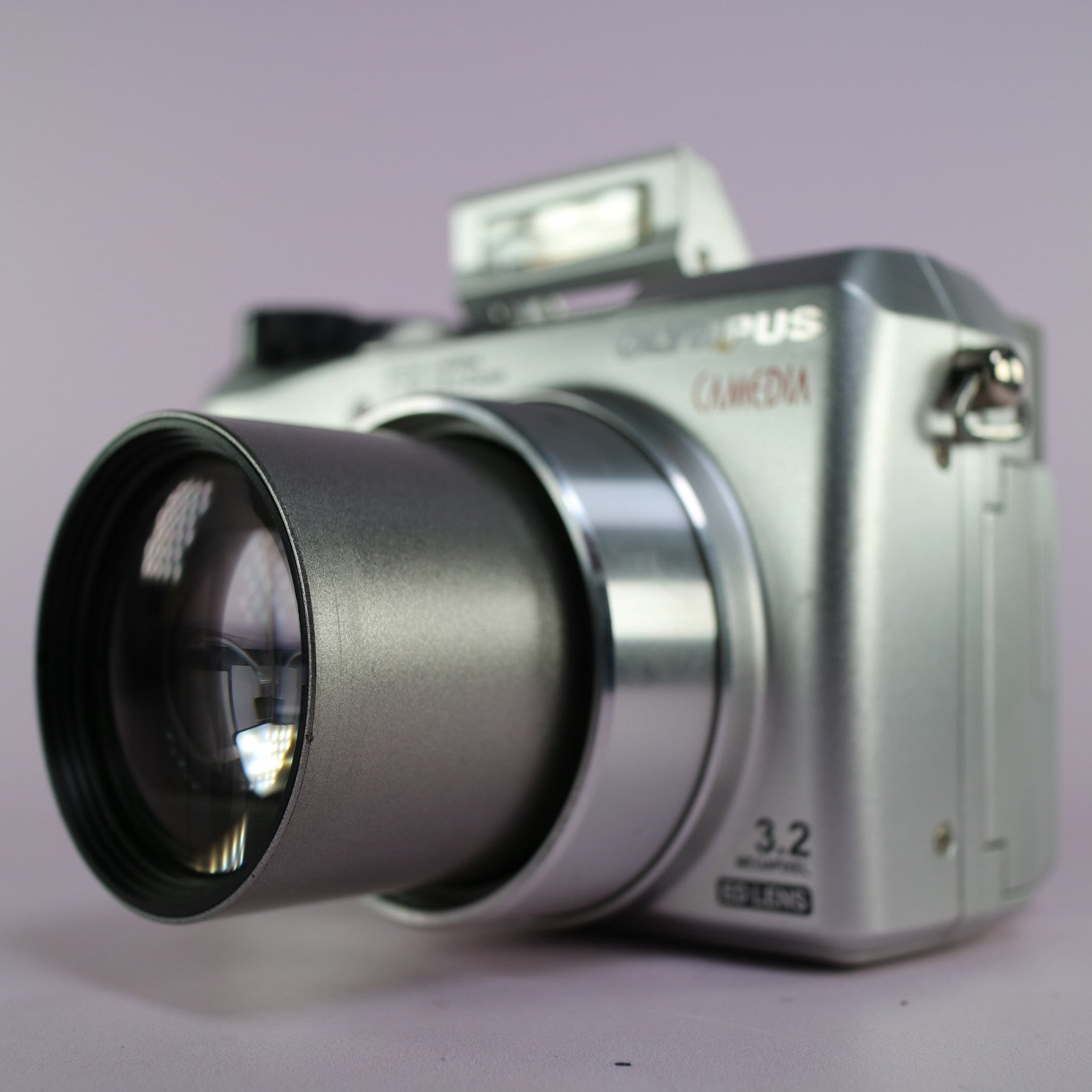 Olympus Digital Camera Camedia C-740 Ultra Zoom 3.2MP Silver Tested