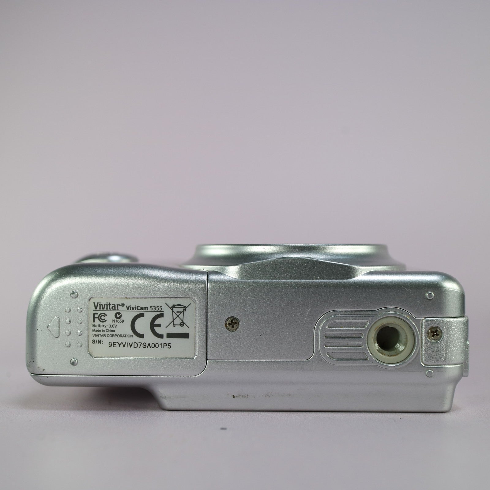Vivitar Digital Camera Vivicam 5355 5.0MP Silver Tested