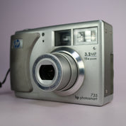 HP Digital Camera Photosmart 735 3.2MP Silver Tested