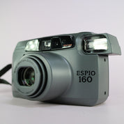 Pentax Espio 160 35mm Film Point and Shoot Camera Grey Tested