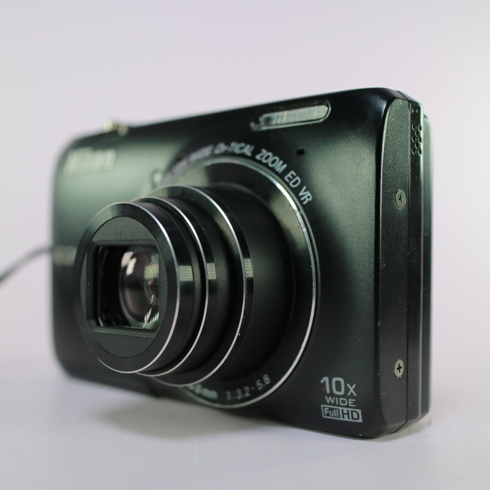 Nikon Digital Camera Coolpix S6300 16.0MP Black Tested Full Working Set