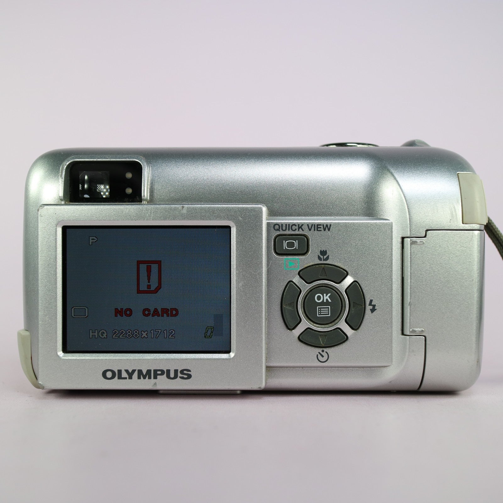 Olympus Digital Camera Camedia C-450 Zoom 4.0MP Silver Tested With xD Card