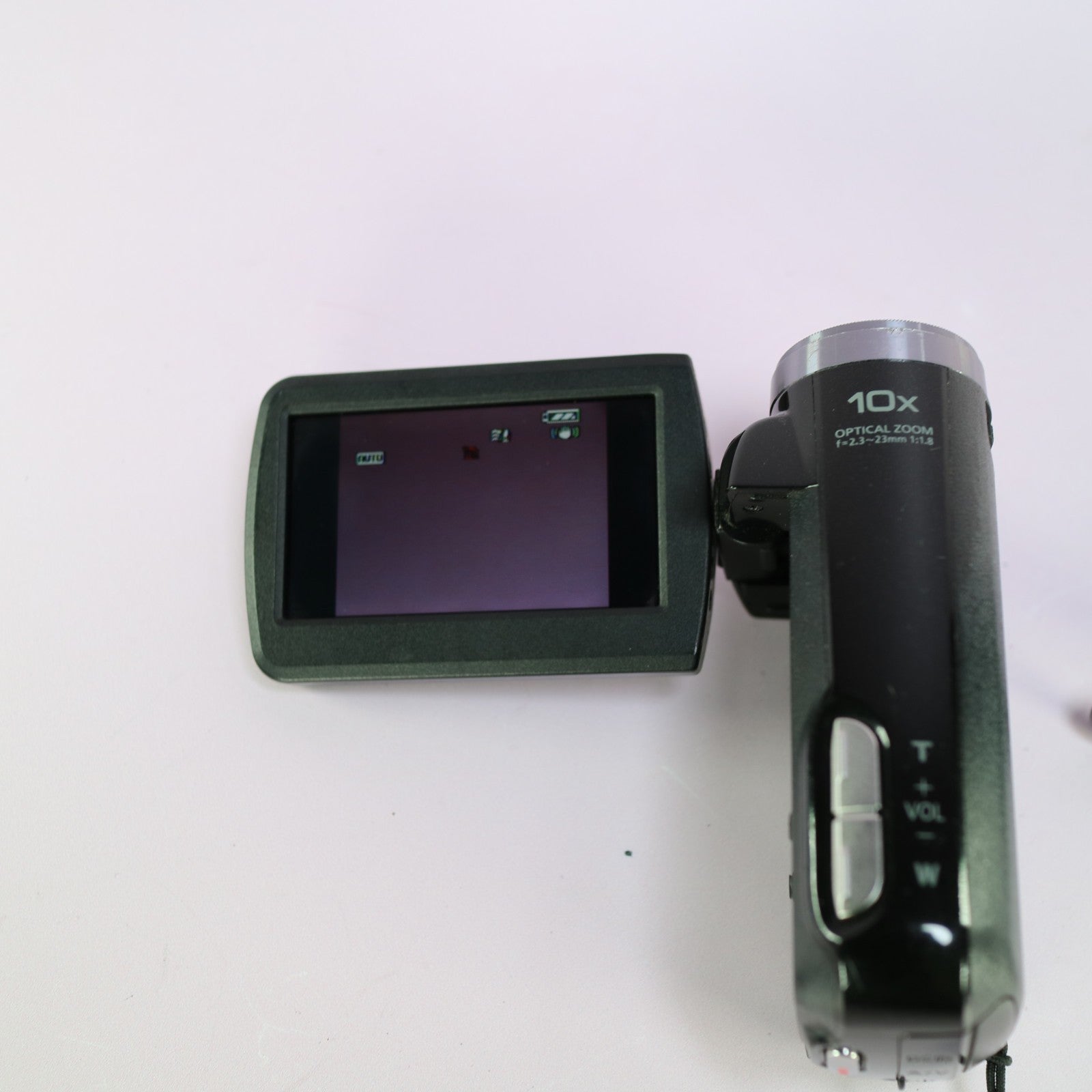 Panasonic SDR-S7 Handheld Digital Camcorder Black Tested Full Working Set