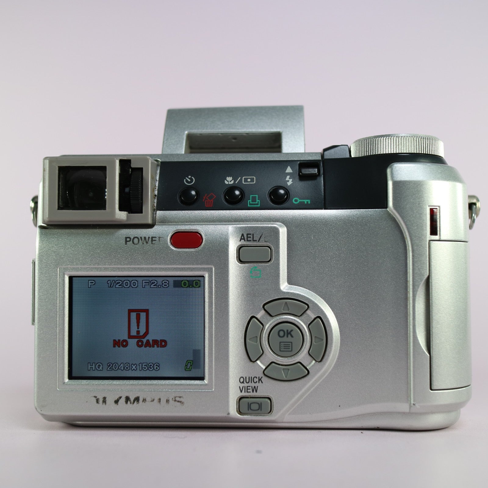 Olympus Digital Camera Camedia C-740 Ultra Zoom 3.2MP Silver Tested