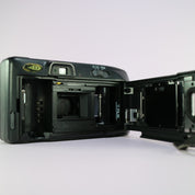 Canon Sure Shot Multi Tele 35mm Film Point and Shoot Camera Black Tested