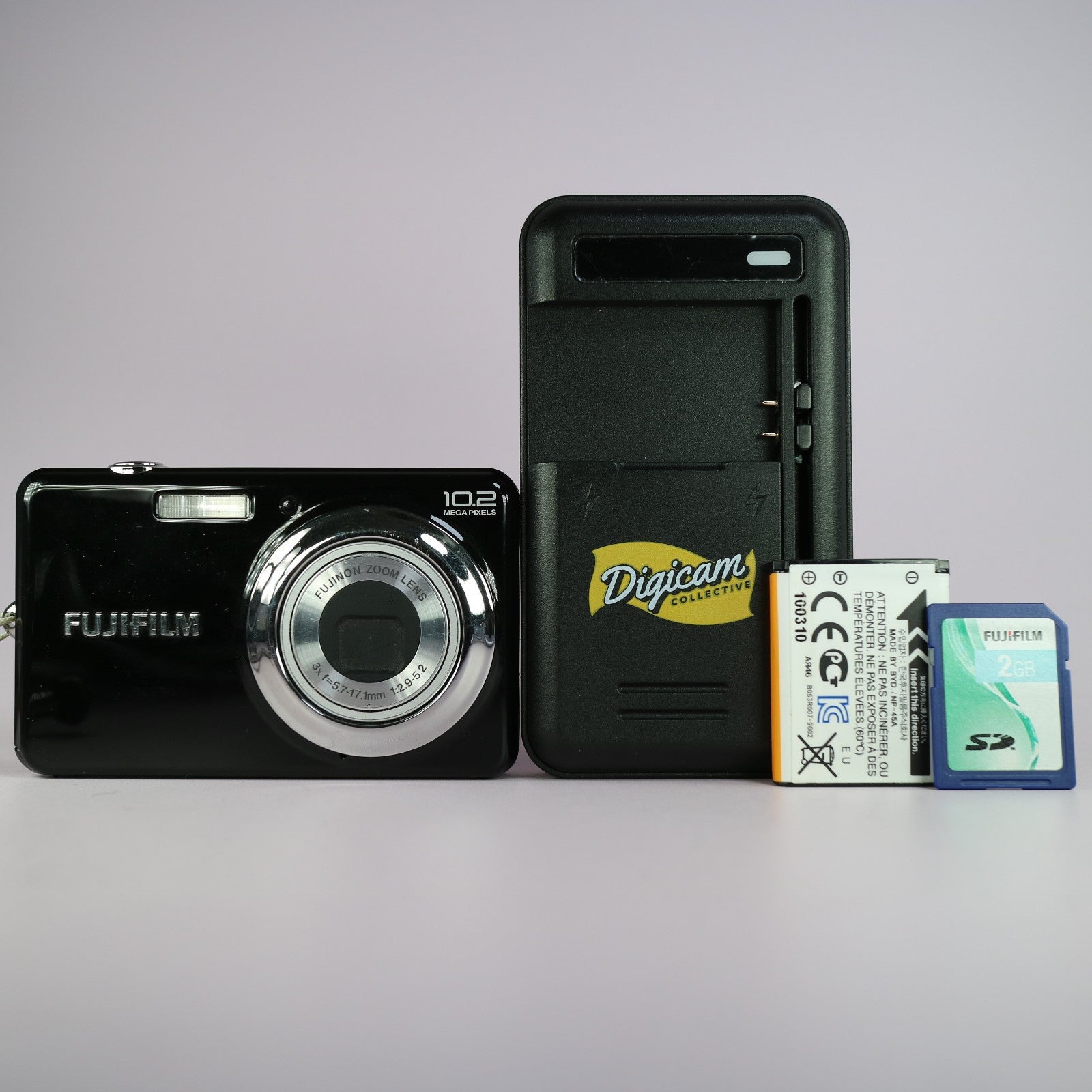 Fujifilm Digital Camera FinePix J29 10.2MP Black Tested Full Working Set