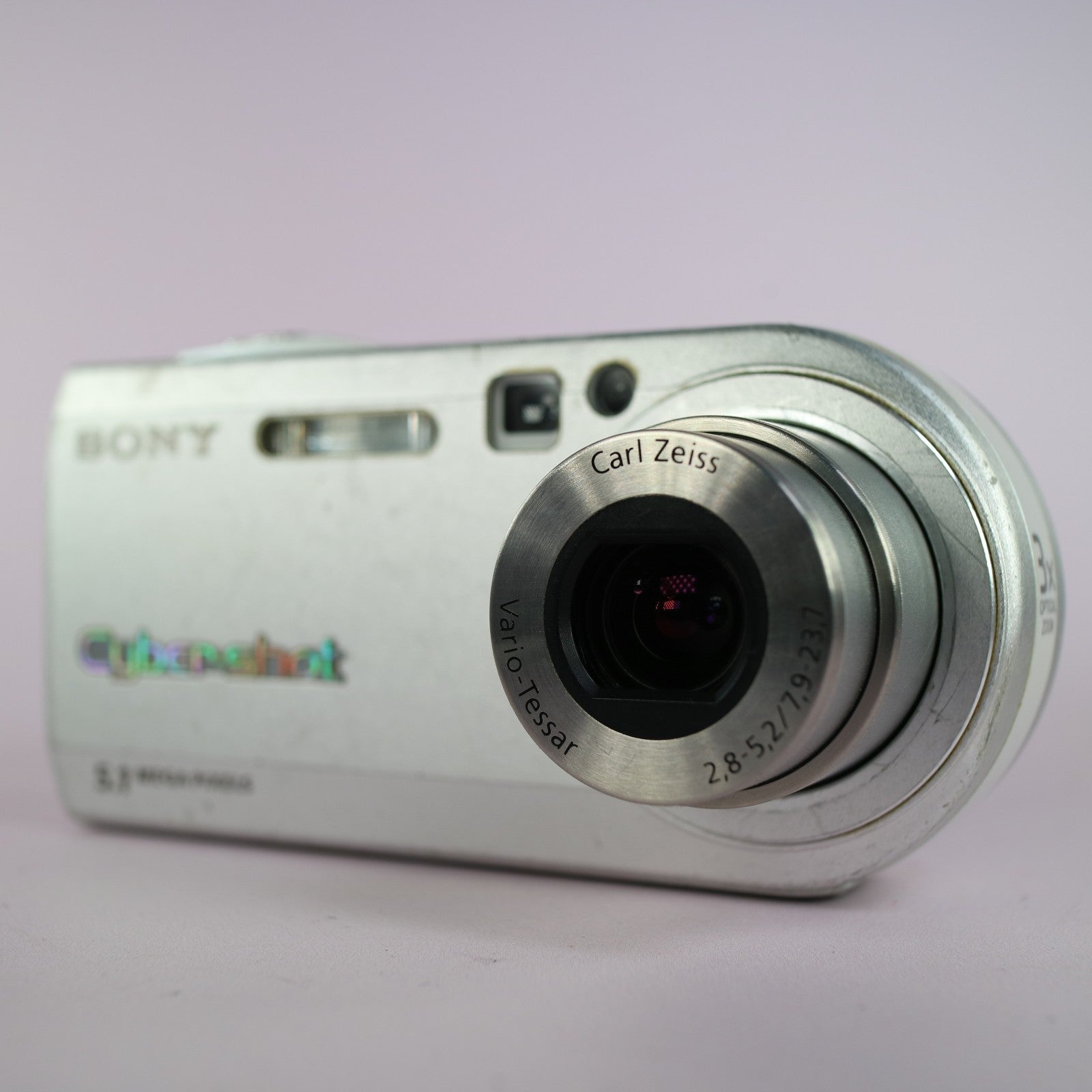 Sony Cybershot DSC-P100 5.1 MP Compact Digital Camera Silver Tested