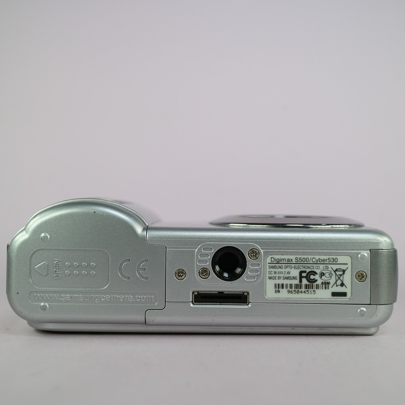 Samsung Digimax S500 5.1MP Compact Digital Camera Silver Tested